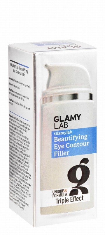 Glamy Lab Beautifying, Firming & Brightening Eye Contour Filler Gel for Dark Circles, Eye Bags & Wrinkles