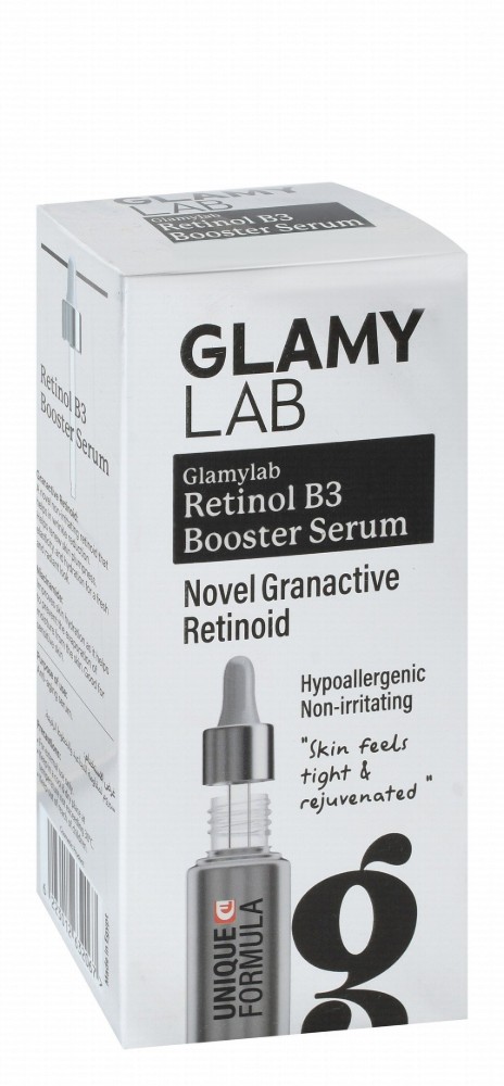 Glamy Lab Hypoallergenic Boosting, Rejuvenating & Non-Irritating Face Serum with Retinol & B3 for Sensitive Skin
