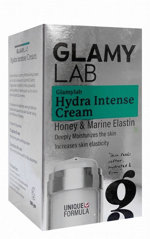 Glamy Lab Intense Hydrating & Moisturizing Face Cream with Honey & Marine Elastin - fragrance free