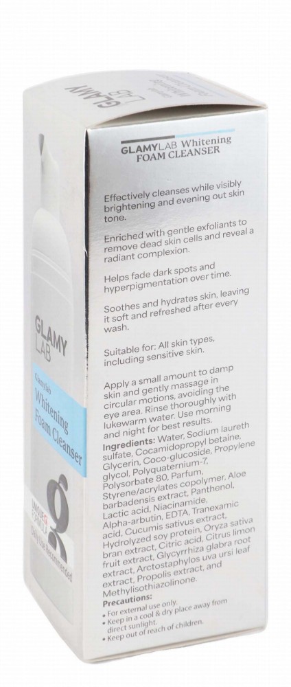 Glamy Lab Whitening Facial Foaming Cleanser for All Skin Types