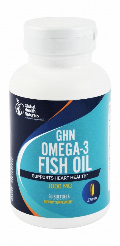 Global Health Naturals Heart Health Support Dietary Supplements with Omega 3