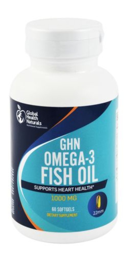 Global Health Naturals Heart Health Support Dietary Supplements with Omega 3