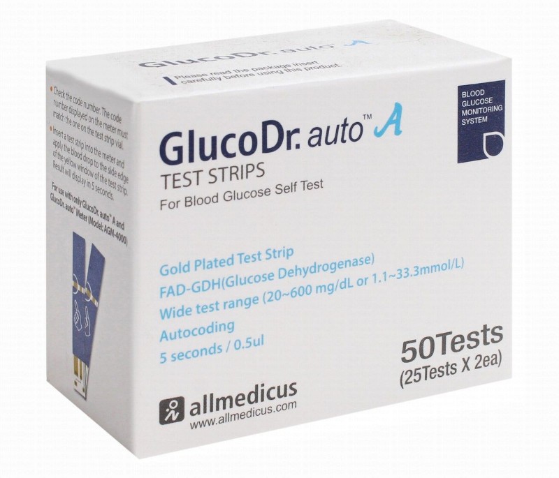 Gluco Dr Auto A Blood Glucose Test Strips