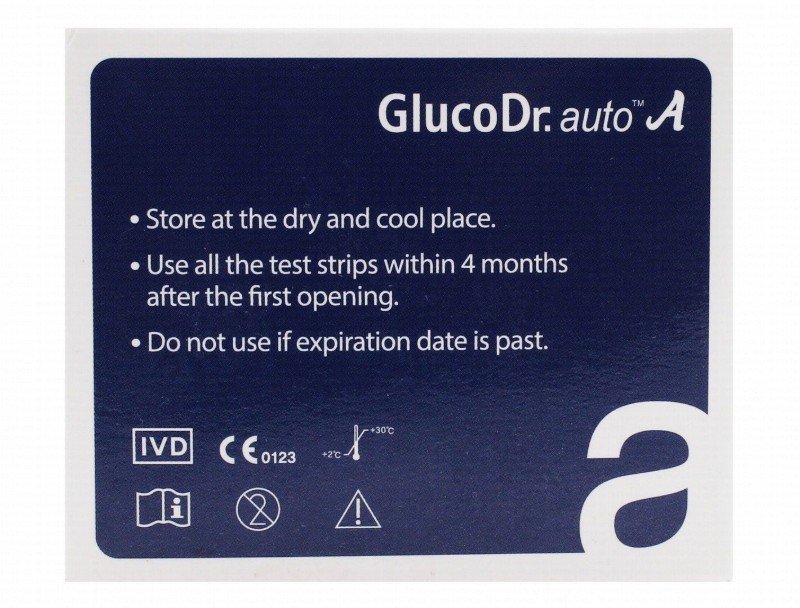 Gluco Dr Auto A Blood Glucose Test Strips