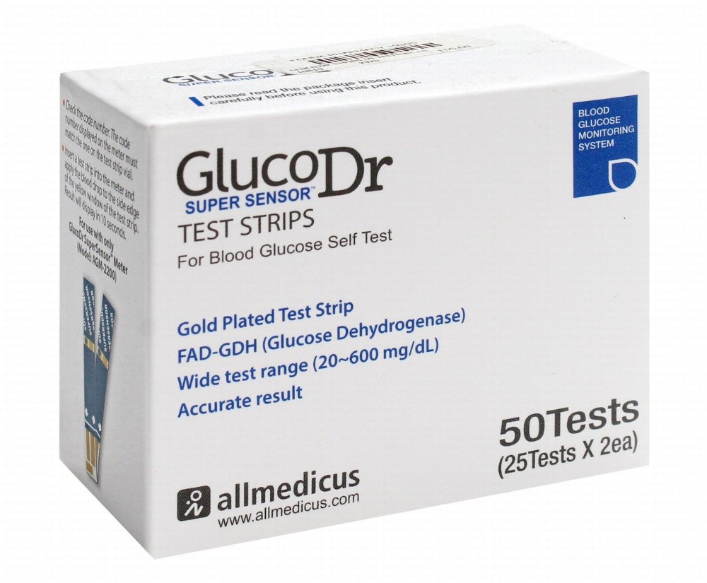 Gluco Dr Super Sensor Blood Glucose Test Strips