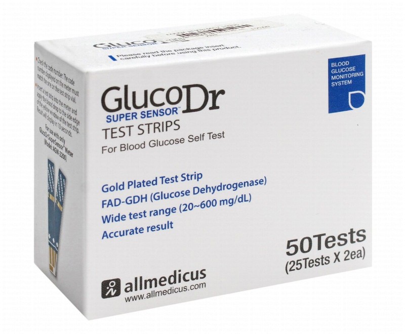 Gluco Dr Super Sensor Blood Glucose Test Strips