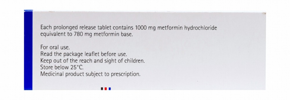 Glucophage XR 1000mg Metformin Hydrochloride