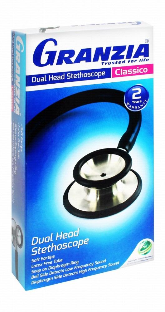 Granzia Classico Dual Head Stethoscope - latex free