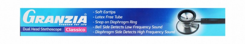 Granzia Classico Dual Head Stethoscope - latex free