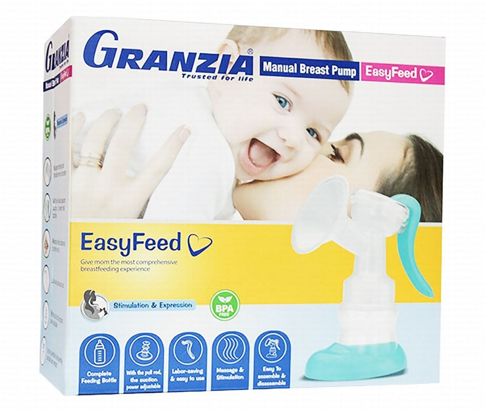 Granzia Easy Feed Manual Breast Pump - BPA free