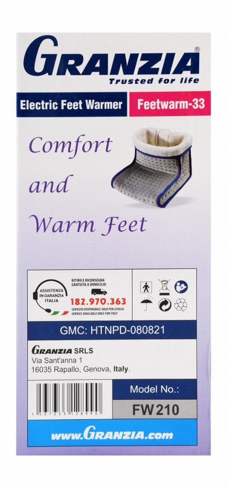Granzia Feetwarm 33 Electric Feet Warmer - FW 210