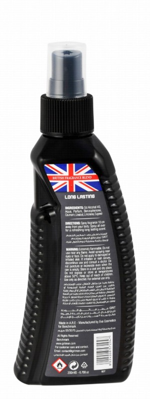 Grit Men Knock Out Body Spray