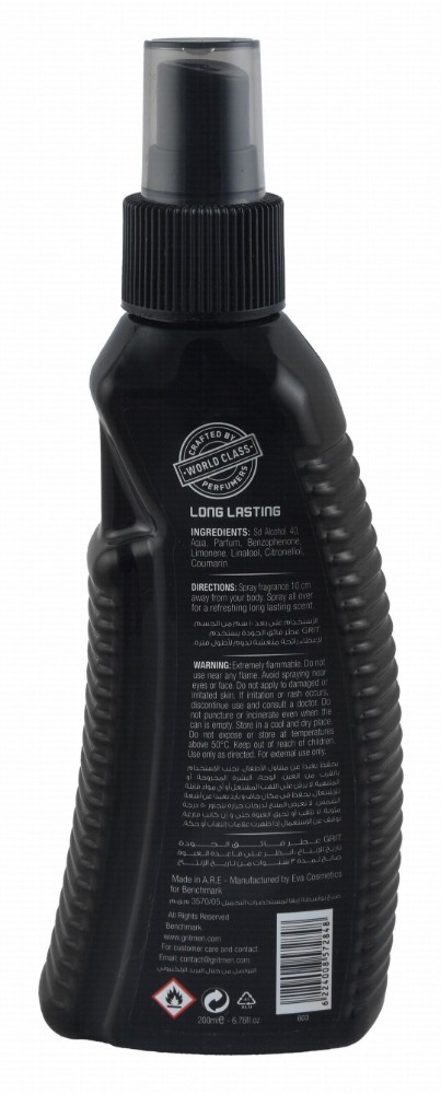 Grit Men Premium Phantom Fragrance Body Spray