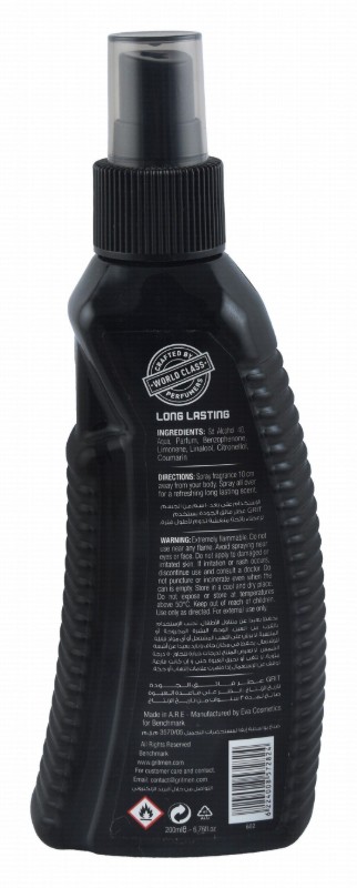 Grit Men Premium Warrior Fragrance Body Spray