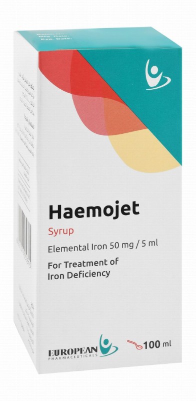 Haemojet 50mg/5ml Elemental Iron Supplement Syrup