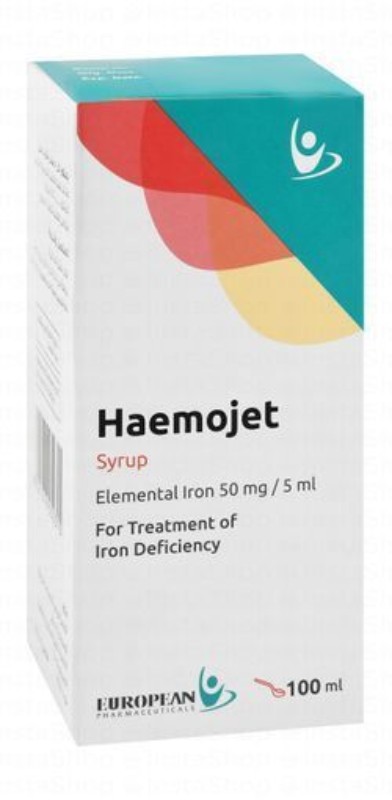 Haemojet 50mg/5ml Elemental Iron Supplement Syrup