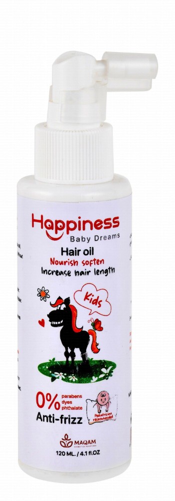 Happiness Kids Nourishing & Softening Hair Oil - parabens free, dyes free, phthalate free