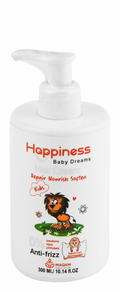 Happiness Repairing, Nourishing & Softening Kid's Hair Cream - parabens free, dyes free, phthalates free