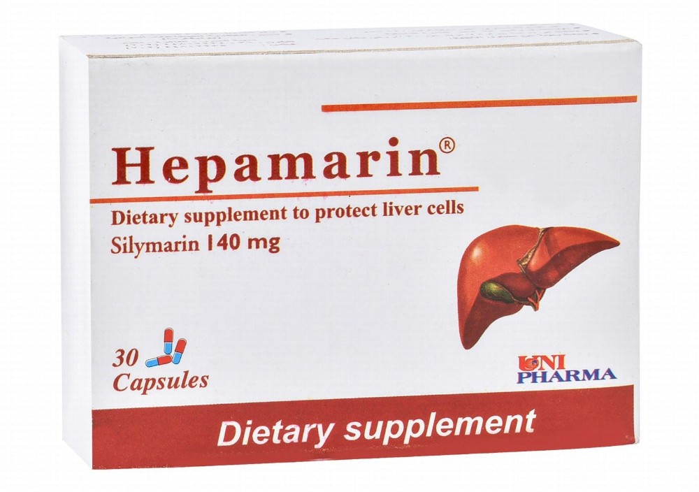 Hepamarin 140mg Silymarin Liver Support Supplement