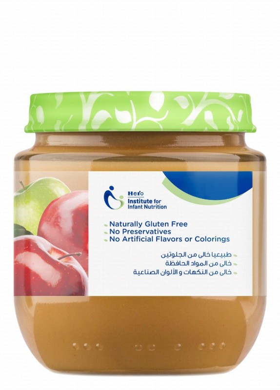 Hero Baby Apple Compote - gluten free, preservatives free, no added sugar