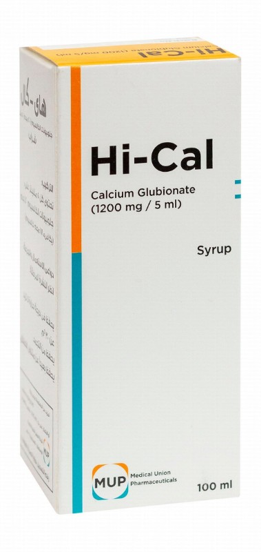 Hi-Cal 1200mg/5ml Calcium Glubionate Syrup