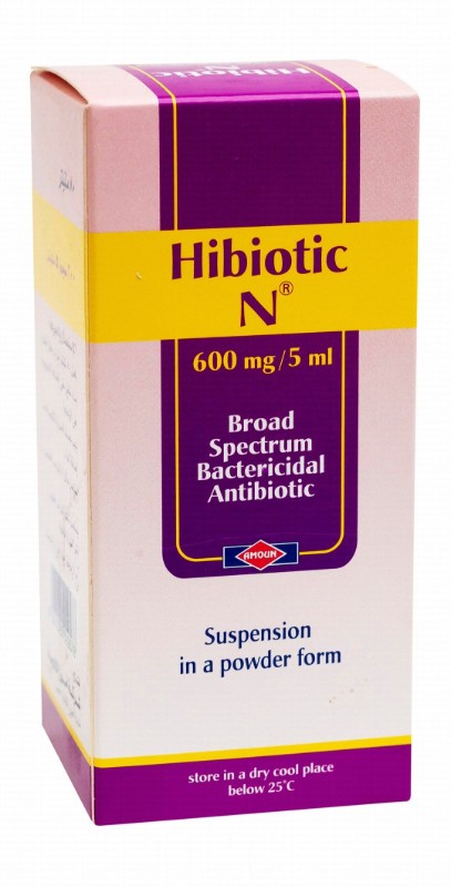 Hibiotic N 600mg/5ml Broad Spectrum Bactericidal Anibiotic Powder