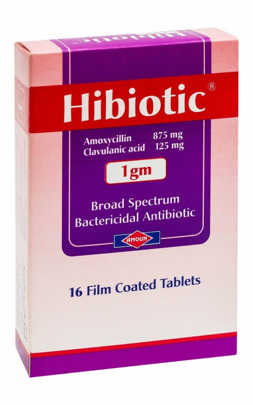 Hibiotic with 875mg Amoxycilin & 125mg Clavulanic Acid