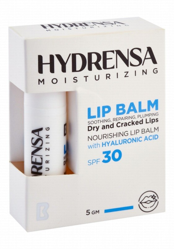 Hydrensa Moisturizing, Soothing & Repairing Lip Balm with Hyaluronic Acid SPF30