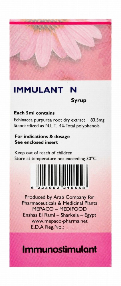 Immulant Immune Support Supplement Syrup
