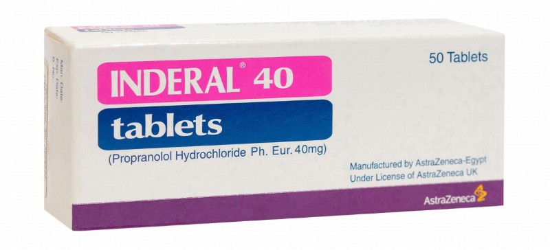 Inderal 40mg Propanolol Hydrochloride