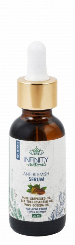Infinity Naturals Anti-Blemish Face Serum with Grape Seed, Jojoba & Tea Tree Essential Oils for Acne-Prone Skin