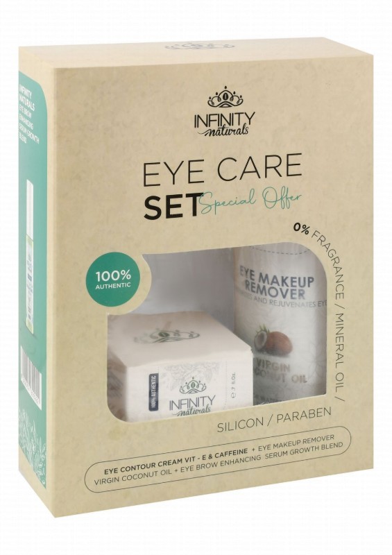 Infinity Naturals Eye Care Set (Special Offer) - fragrance free, mineral oil free, parabens free