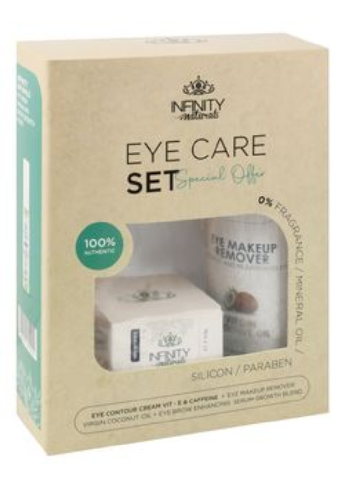Infinity Naturals Eye Care Set (Special Offer) - fragrance free, mineral oil free, parabens free