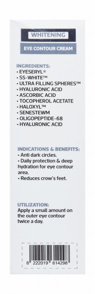 Infinity Whitening, Brightening & Illuminating Eye Contour Cream for All Skin Types