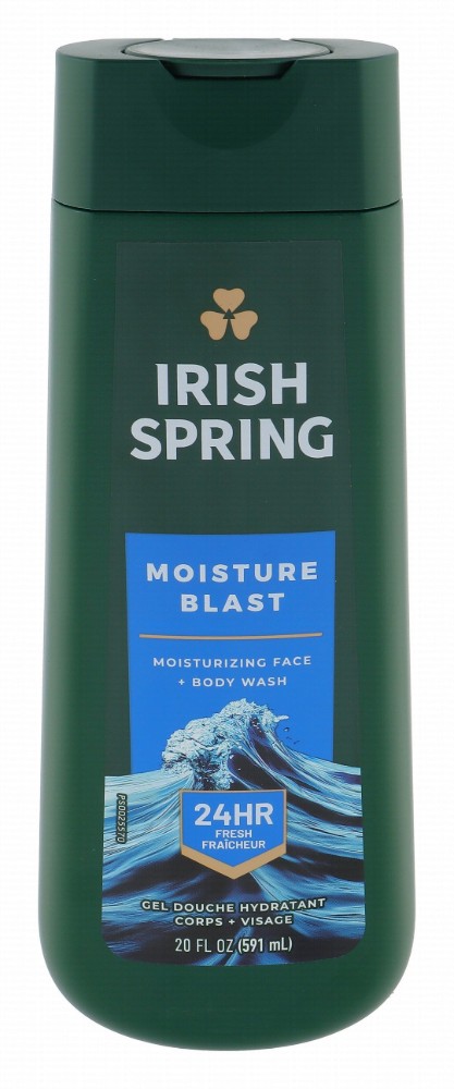 Irish Spring Moisture Blast Moisturizing Face & Body Wash - parabens free, phthalates free