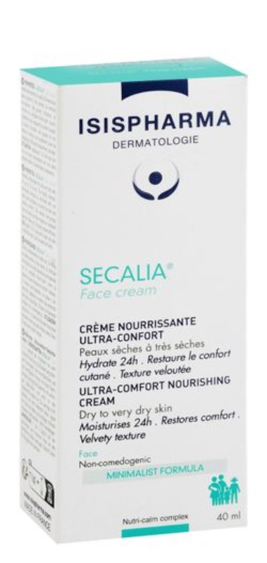 Isispharma Secalia 24H Hydrating & Nourishing Face Cream with Minimalist Formula - non comedogenic