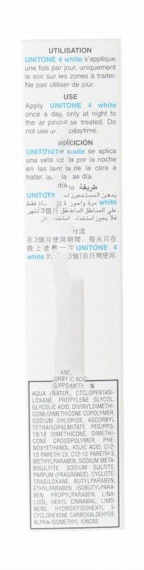 Isispharma Unitone 4 White Active Depigmenting & Exfoliating Night Cream