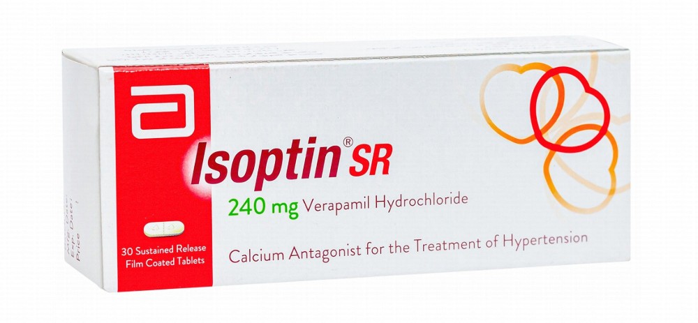 Isoptin SR 240mg Verapamil Hydrochloride for Treating Hypertension