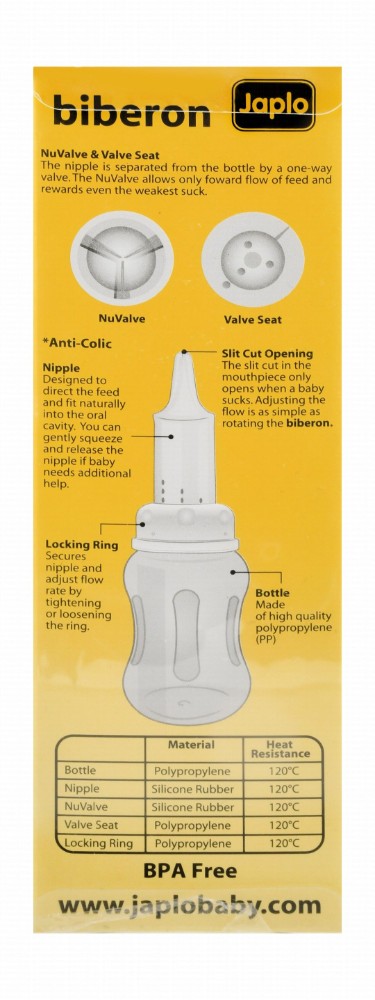 Japlo biberon Special Case 140ml Feeding Bottle - BPA free