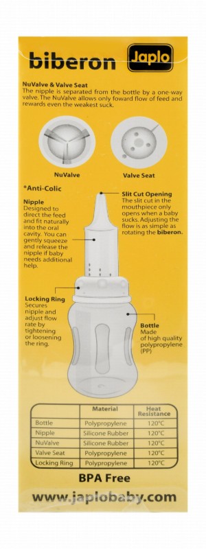 Japlo biberon Special Case 140ml Feeding Bottle - BPA free