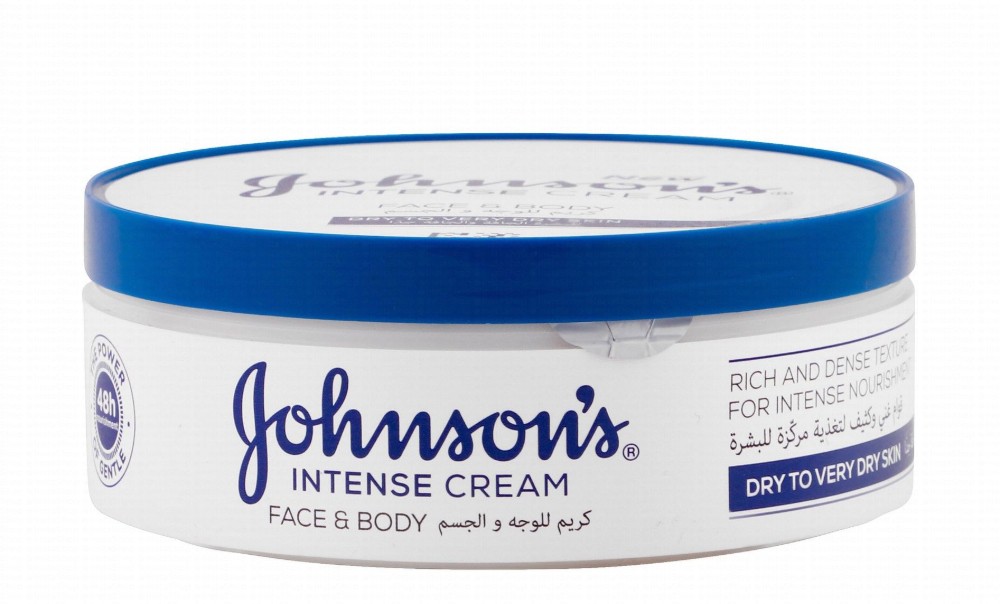 Johnson's 48H Intense Face & Body Cream for Dry to Very Dry Skin