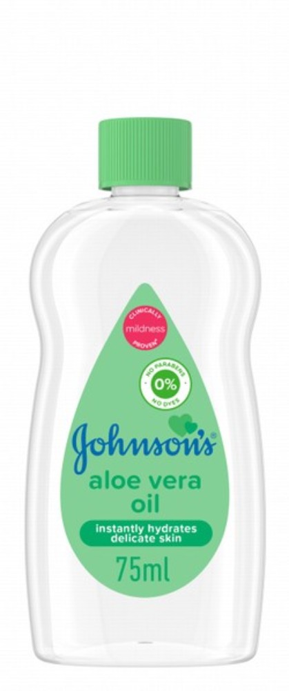 Johnson's Baby Oil with Aloe Vera - parabens free, dyes free