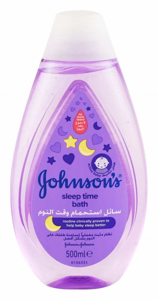 Johnson's Baby Sleep Time Bath Liquid - parabens free, dyes free