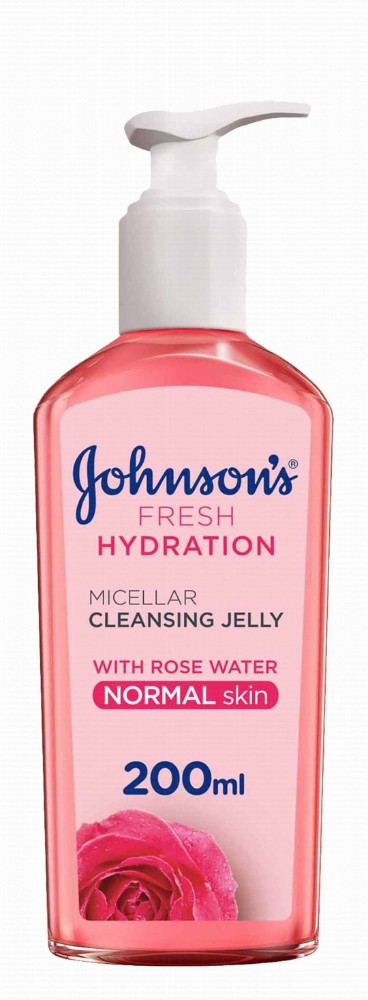 Johnson's Fresh Hydration Micellar Cleansing Jelly with Rose Water for Normal Skin