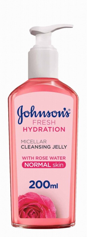 Johnson's Fresh Hydration Micellar Cleansing Jelly with Rose Water for Normal Skin