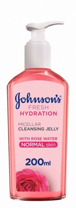 Johnson's Fresh Hydration Micellar Cleansing Jelly with Rose Water for Normal Skin