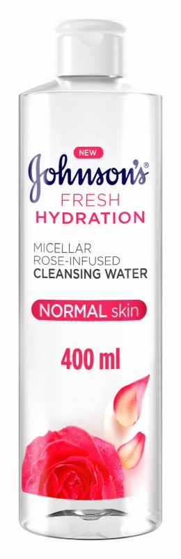 Johnson's Fresh Hydration Rose Infused Micellar Cleansing Water for Normal Skin