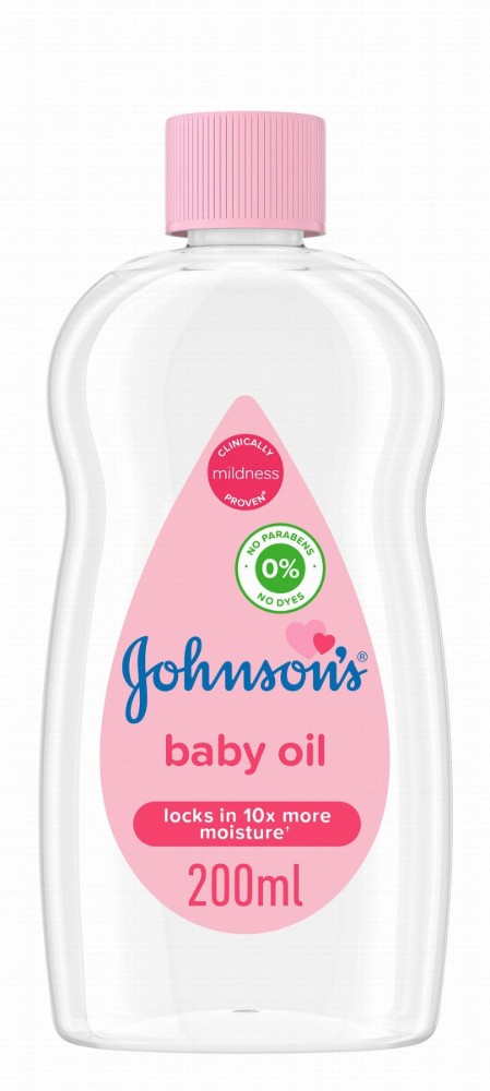 Johnson's Moisturizing Baby Oil - parabens free, dyes free
