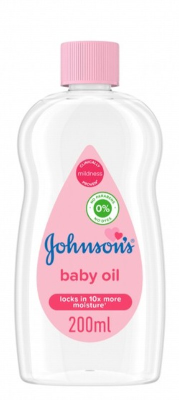 Johnson's Moisturizing Baby Oil - parabens free, dyes free