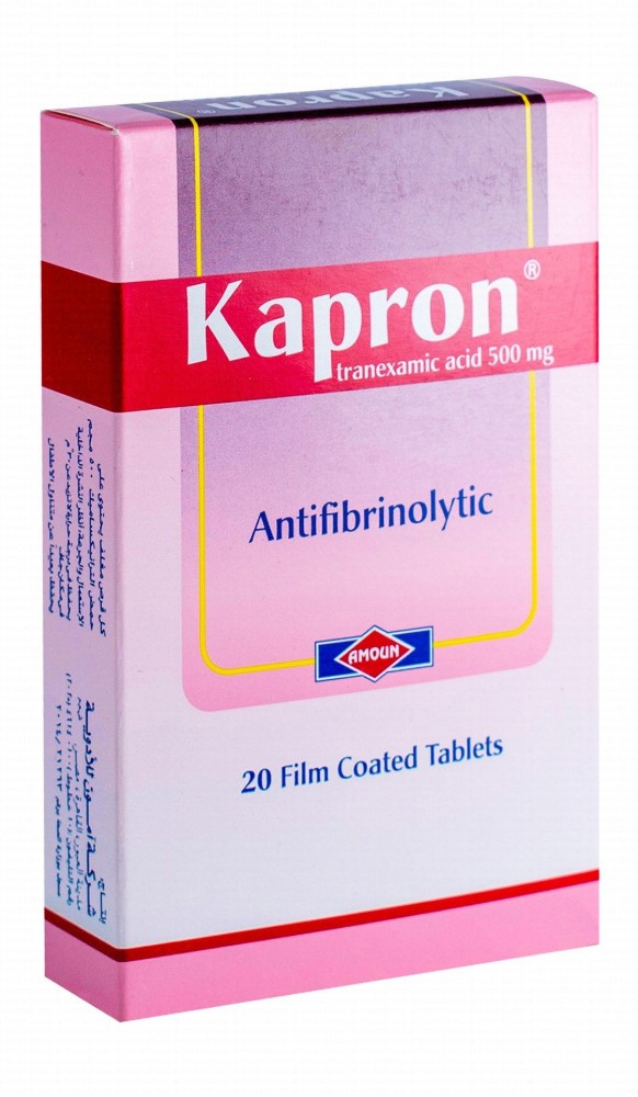Kapron 500mg Tranexamic Acid Antifibrinolytic
